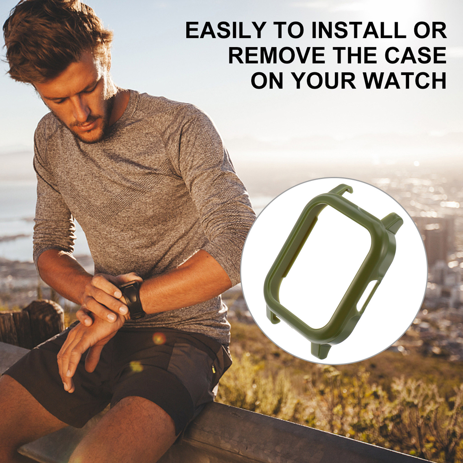 Smartwatch Case - 1Pcs Smartwatch Protective Case Stylish Pc