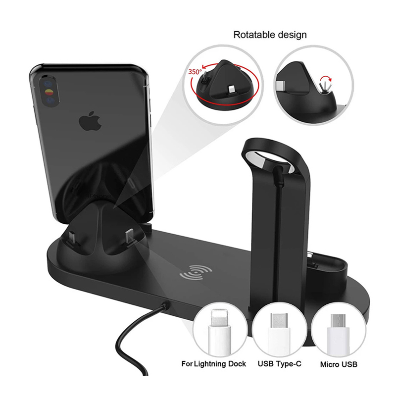 Smartwatch X12 - 15W Fast Wireless Charger Stand For