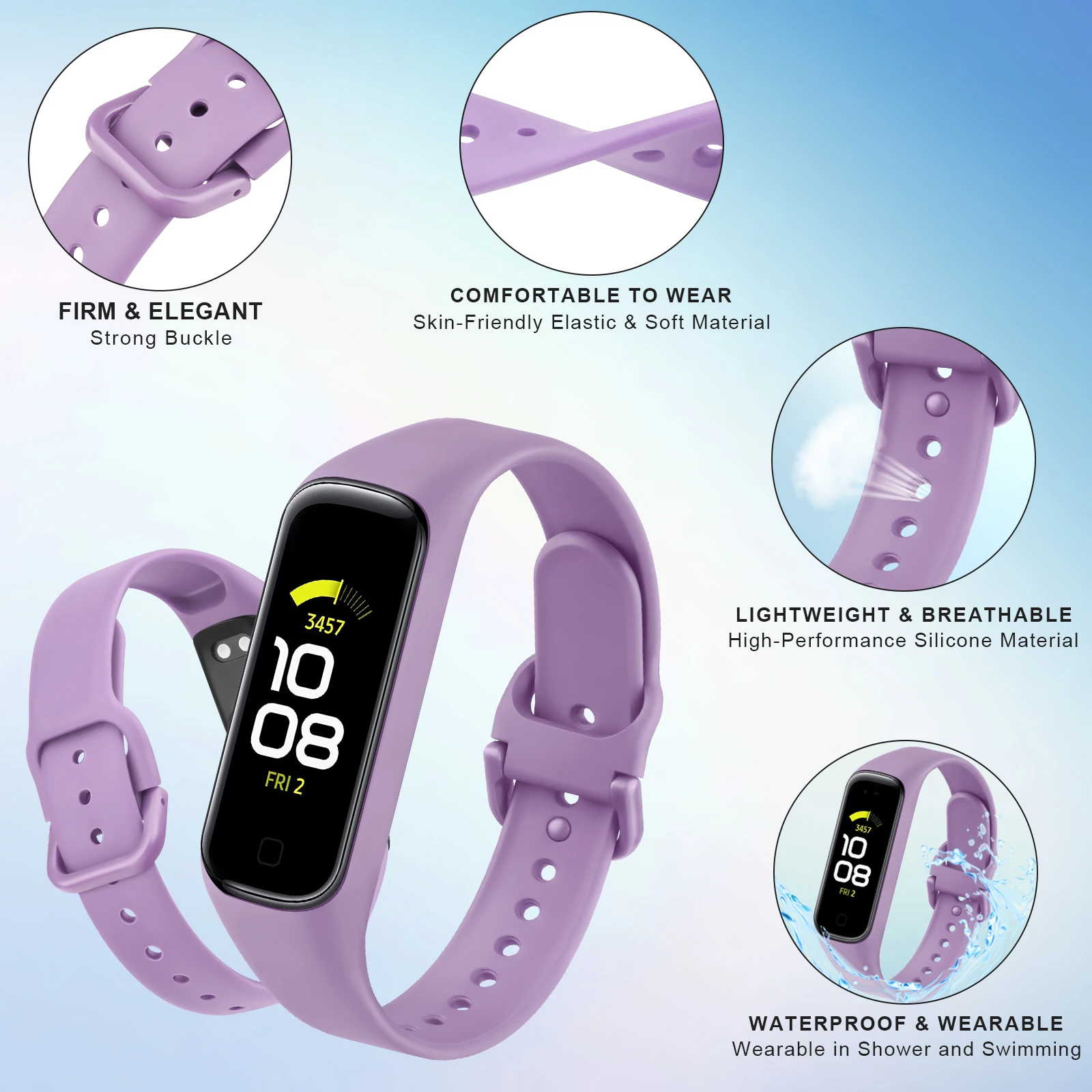 Soft Silicone Strap For Samsun – Silicone Band Replacement Bewertung und Preis