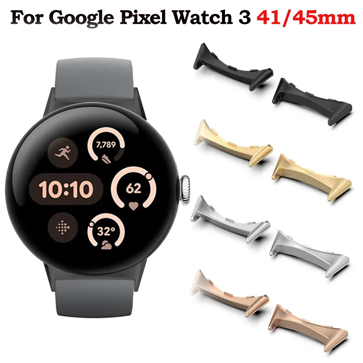 2pcs Watch Strap Connector Ada – Smartwatch Straps & Accessories Bewertung und Preis