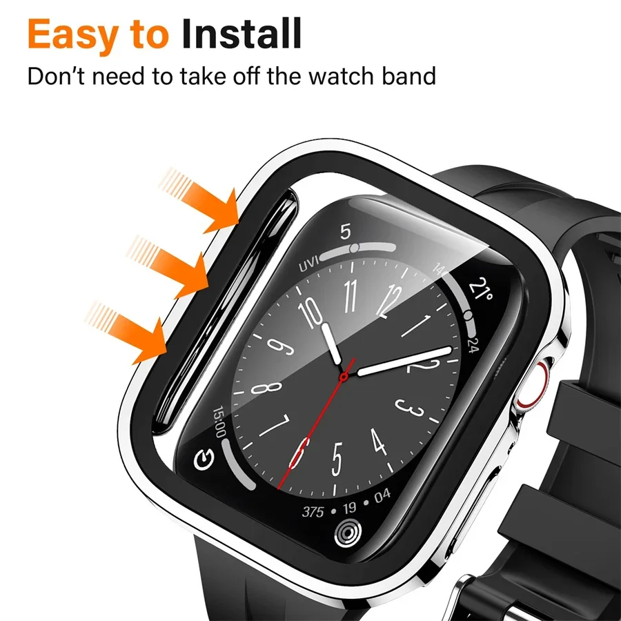 Glass+cover For Apple Watch ca – Garmin Smartwatch Accessories Bewertung und Preis