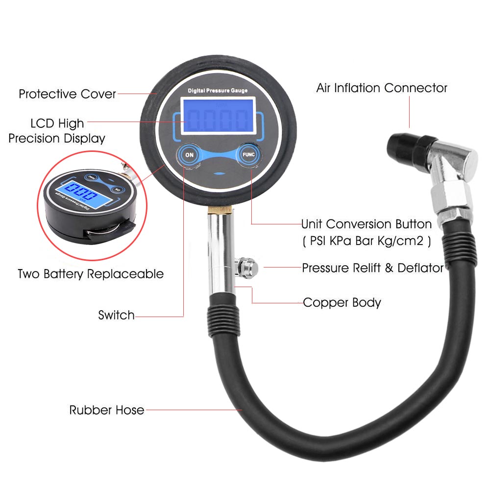 0-200Psi Tire Pressure Gauge M – Smartwatch Universal Bewertung und Preis