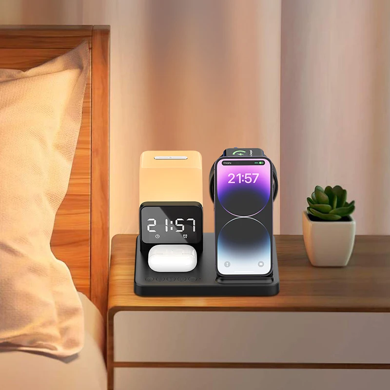 6 in 1 Wireless Charger Stand  – Smartwatch X12 Bewertung und Preis