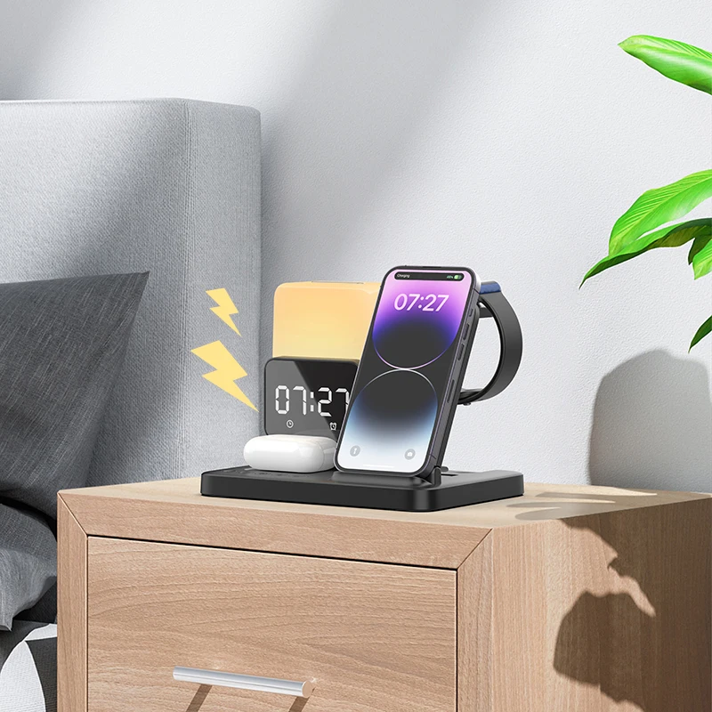 6 in 1 Wireless Charger Stand  – Smartwatch X12 Bewertung und Preis