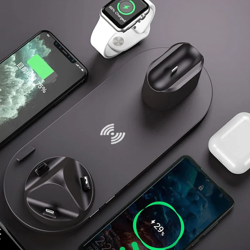 6 in 1 Wireless Charger Stand  – Smartwatch X12 Bewertung und Preis
