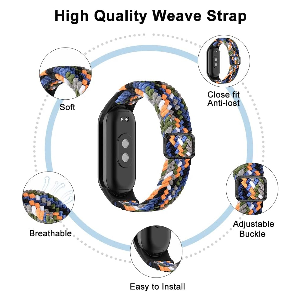 Strap for Xiaomi Mi Band 10 8  – Solo Loop Strap Bewertung und Preis
