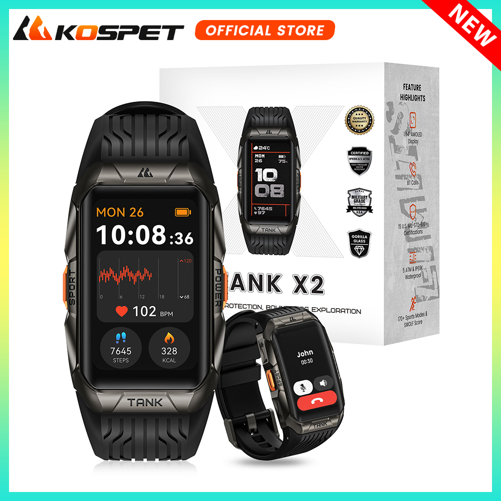 KOSPET TANK X2 Smart Watch For – Smartwatch X2 Bewertung und Preis