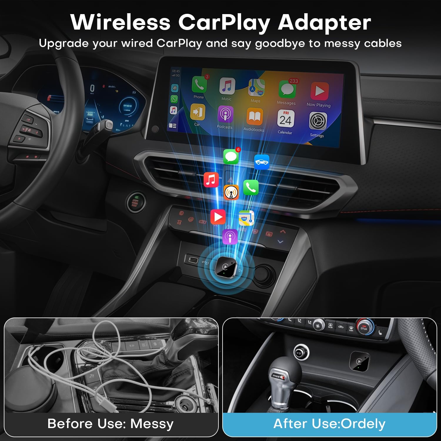 2-in-1 Wireless CarPlay & Andr – Smartwatch Universal Bewertung und Preis