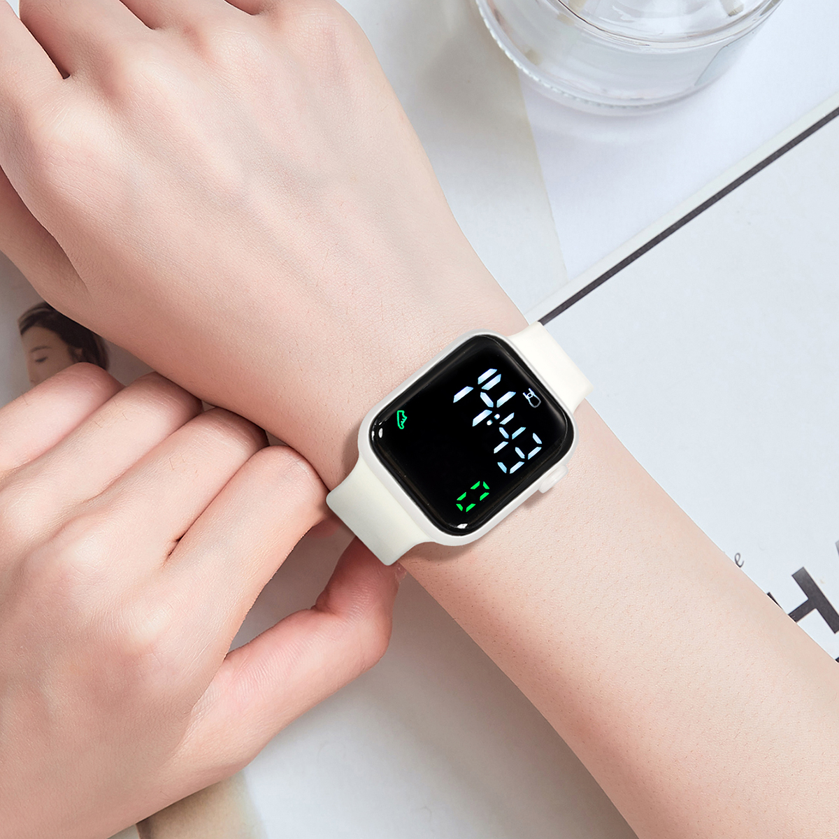 New 2PCS Student Minimalist Sm – Smartwatch Touch Bewertung und Preis