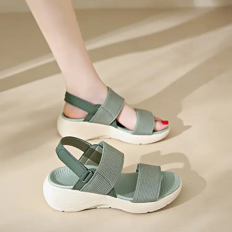Women's Platform Sport Sandals – Sport Loop Strap Bewertung und Preis
